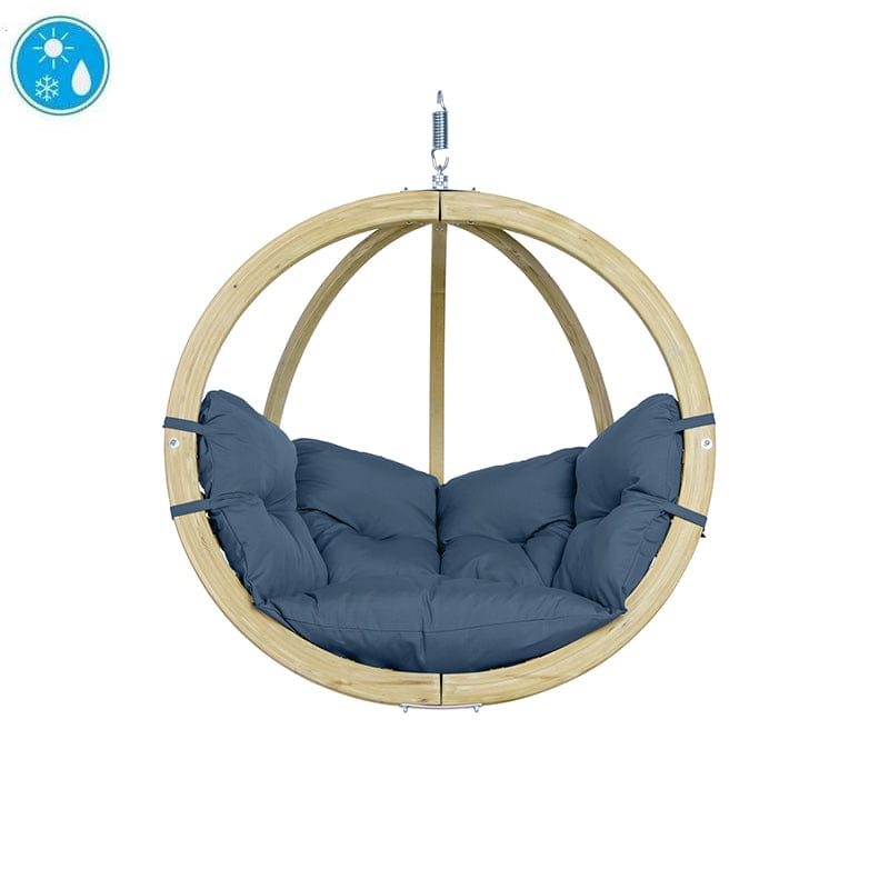 as Hammock AZ-2030808 Poltrona Pensile Globo Chair, Antracite, Grigio Scuro, 69x118x121 cm as Hammock AZ-2030808 Poltrona Pensile Globo Chair, Antracite, Grigio Scuro, 69x118x121 cm