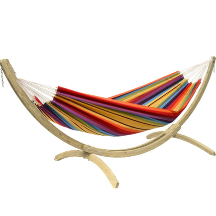Amazonas Set Rainbow Amazonas | Barbados Hammock Wooden Set AZ-1018160 AZ-4045300