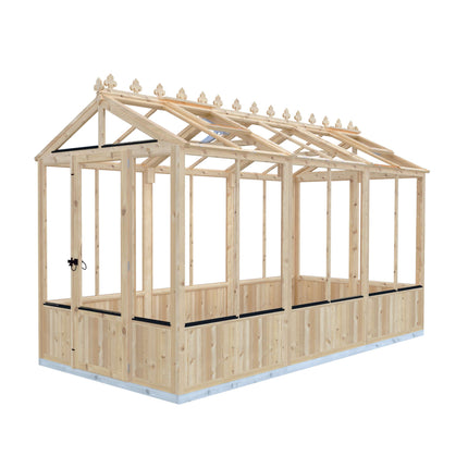 Garden Building Store Greenhouse No Paint / No Installation Shire Holkham 6 x 12 Wooden Greenhouse HOLK1206DSL-1AA Shire Holkham 6 x 12 Wooden Greenhouse 5060370111275
