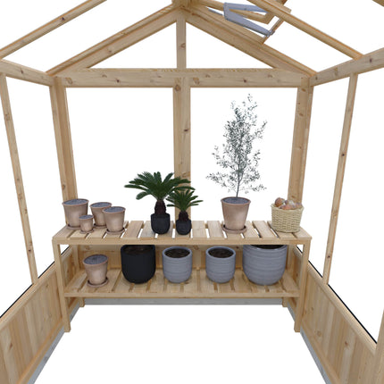 Garden Building Store Greenhouse Shire Holkham 6 x 12 Wooden Greenhouse Shire Holkham 6 x 12 Wooden Greenhouse