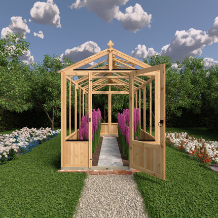Garden Building Store Greenhouse Shire Holkham 6 x 12 Wooden Greenhouse Shire Holkham 6 x 12 Wooden Greenhouse