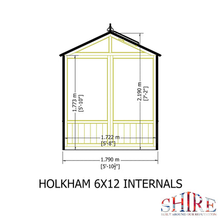 Garden Building Store Greenhouse Shire Holkham 6 x 12 Wooden Greenhouse Shire Holkham 6 x 12 Wooden Greenhouse