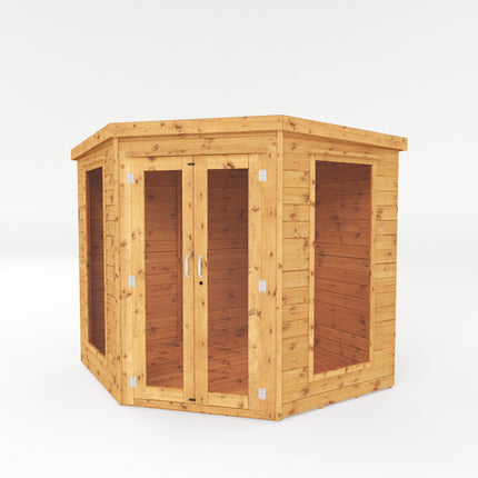 Garden Building Store Summerhouse Mercia 7x7 Premium Corner Summerhouse Mercia 7x7 Premium Corner Summerhouse