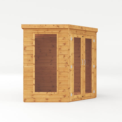 Garden Building Store Summerhouse Mercia 7x7 Premium Corner Summerhouse Mercia 7x7 Premium Corner Summerhouse