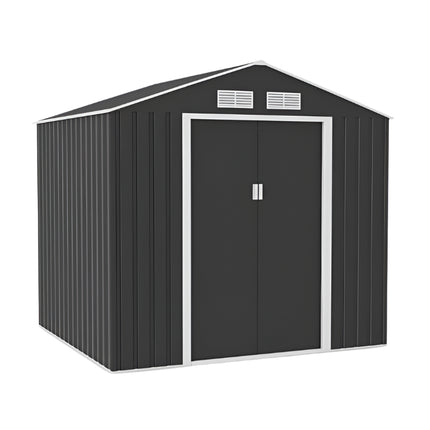 Globel Metal Shed Lotus Hera 7 x 6 Apex Metal Shed - Including Foundation Kit L-HERA-7X6 Lotus Hera 7 x 6 Apex Metal Shed - Including Foundation Kit 5055280416503