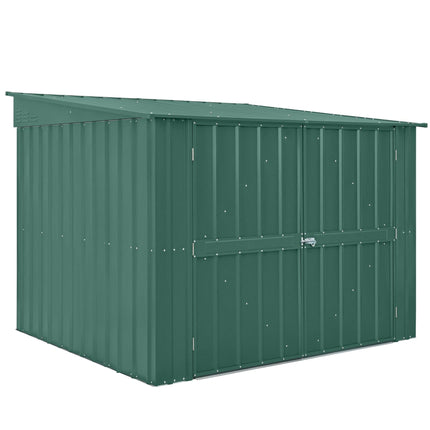 Globel Metal Storage Globel 6 x 6 Bike Locker Shed - Green ESDXL20MET232 Globel 6 x 6 Bike Locker Shed - Green 5029442023847