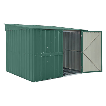 Globel Metal Storage Globel 6 x 6 Bike Locker Shed - Green ESDXL20MET232 Globel 6 x 6 Bike Locker Shed - Green 5029442023847