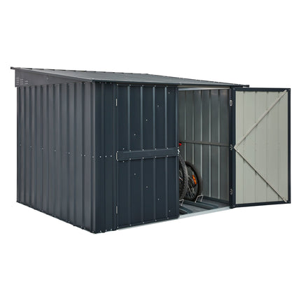 Globel Metal Storage Globel 6x6ft Bicycle Storage - Anthracite Grey ESDXL20MET233 Globel 6x6 Bicycle Storage - Anthracite Grey 5029442023854