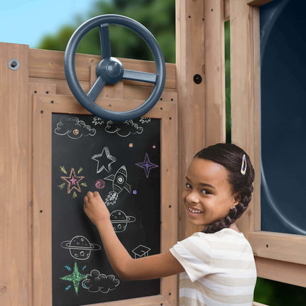 Gorilla Playsets Play Equipment Driftwood Cove Wooden Climbing Frame Driftwood Cove Wooden Climbing Frame