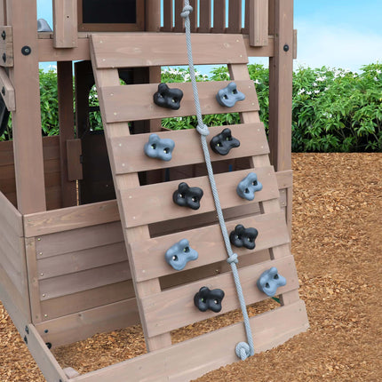 Gorilla Playsets Play Equipment Driftwood Cove Wooden Climbing Frame Driftwood Cove Wooden Climbing Frame