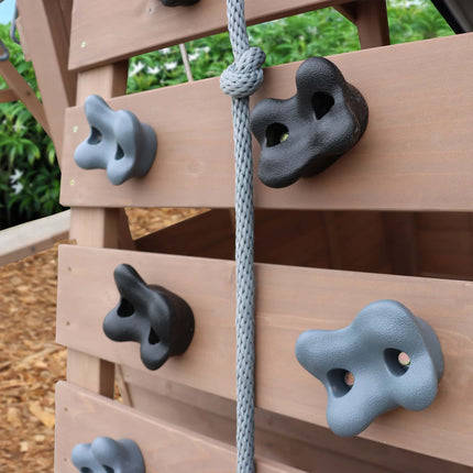 Gorilla Playsets Play Equipment Driftwood Cove Wooden Climbing Frame Driftwood Cove Wooden Climbing Frame