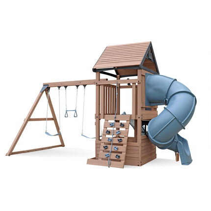 Gorilla Playsets Play Equipment Mountain Peak Wooden Climbing Frame GM52008 Mountain Peak Wooden Climbing Frame 5061042030856