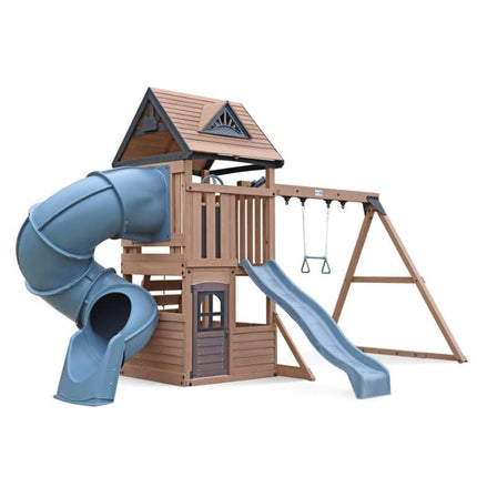 Gorilla Playsets Play Equipment Mountain Peak Wooden Climbing Frame GM52008 Mountain Peak Wooden Climbing Frame 5061042030856