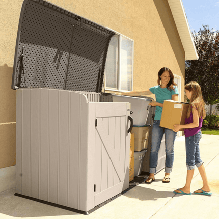 Lifetime Plastic Storage Lifetime 6x3.5ft Heavy Duty Horizontal Storage Plastic Shed LFT 6x3.5 60170 5055280415964