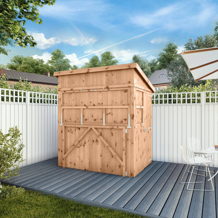 Mercia Garden Bar Mercia 6 x 4 Premium Pressure Treated Garden Bar With Shutters Mercia 6 x 4 Premium Pressure Treated Garden Bar With Shutters