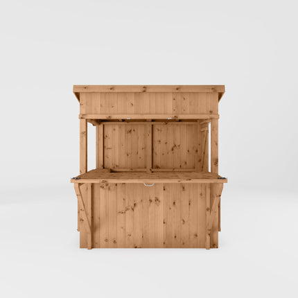 Mercia Garden Bar Mercia 6 x 4 Premium Pressure Treated Garden Bar With Shutters Mercia 6 x 4 Premium Pressure Treated Garden Bar With Shutters