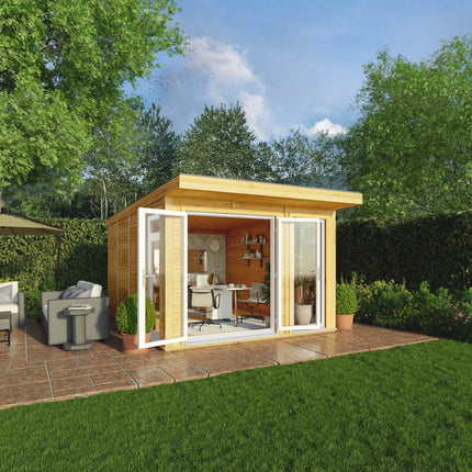 Mercia Garden Room Mercia 3m x 4m The Edwinstowe Insulated Garden Room with White UPVC EdwinW3D4UPVCW Mercia 3m x 4m The Edwinstowe Insulated Garden Room with White UPVC 5029442020211