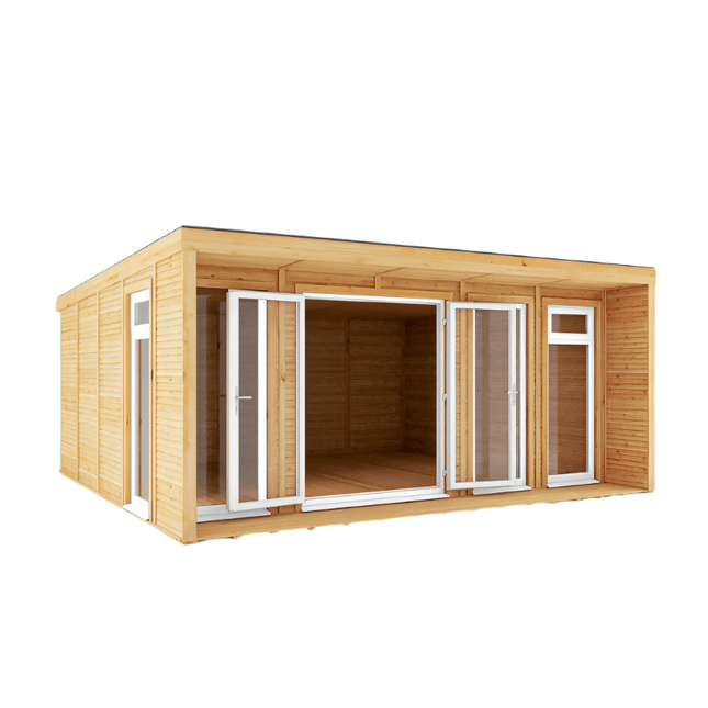 Mercia Garden Room Mercia The Creswell 5m x 4m Insulated Garden Room with White UPVC CressW5D4UPVCW Mercia The Creswell 5m x 4m Insulated Garden Room with White UPVC 5029442020754