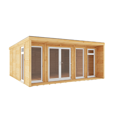 Mercia Garden Room Mercia The Creswell 5m x 4m Insulated Garden Room with White UPVC CressW5D4UPVCW Mercia The Creswell 5m x 4m Insulated Garden Room with White UPVC 5029442020754
