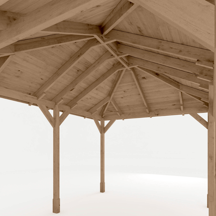 Mercia Gazebo Mercia 10 x 13 (3m x 4m) Pressure Treated Traditional Gazebo ESDXL21PT069SK Mercia 10 x 13 (3m x 4m) Pressure Treated Traditional Gazebo 5029442023977