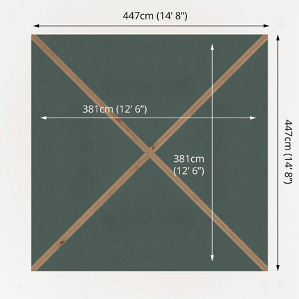 Mercia Gazebo Mercia 13 x 13 (4m x 4m) Pressure Treated Traditional Gazebo ESDXL21PT071SK Mercia 13 x 13 (4m x 4m) Pressure Treated Traditional Gazebo 5029442023991