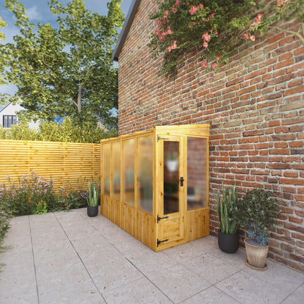 Mercia Greenhouse Mercia 8 x 4 Premium Woodsman Pent Polycarbonate Lean-To Greenhouse Mercia 8 x 4 Premium Woodsman Pent Polycarbonate Lean-To Greenhouse