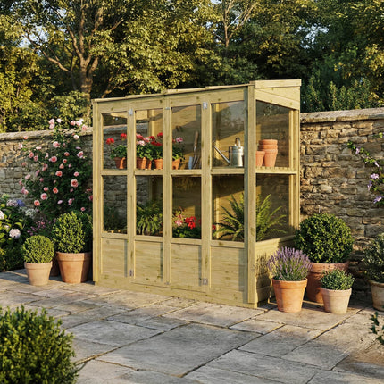 Mercia Greenhouses Mercia 6 x 3 Traditional Tall Wall Greenhouse Mercia 6 x 3 Traditional Tall Wall Greenhouse