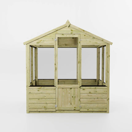 Mercia Greenhouses Mercia 6 x 4 Evesham Traditional Wooden Greenhouse Mercia 6 x 4 Evesham Traditional Wooden Greenhouse