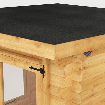 Mercia Log Cabins Mercia 2.4m x 2.4m Pent Log Cabin - 19mm Mercia 2.4m x 2.4m Pent Log Cabin - 19mm