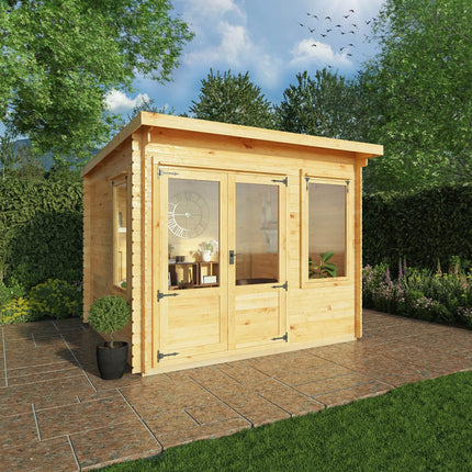 Mercia Log Cabins Mercia 3m x 3m (10 x 10) Pent 19mm Log Cabin Mercia 3m x 3m (10 x 10) Pent 19mm Log Cabin