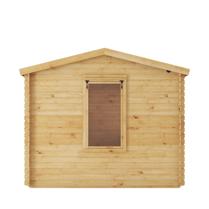 Mercia Log Cabins Mercia 5.1m x 3m Reverse Apex Log Cabin With Side Shed - 19mm Mercia 5.1m x 3m Reverse Apex Log Cabin With Side Shed - 19mm