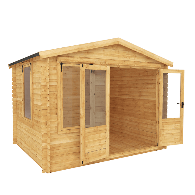 Mercia Log Cabins Mercia 9 x 11 (2.6m x 3.3m) Log Cabin - 19mm Logs Mercia 9 x 11 (2.6m x 3.3m) Log Cabin - 19mm Logs