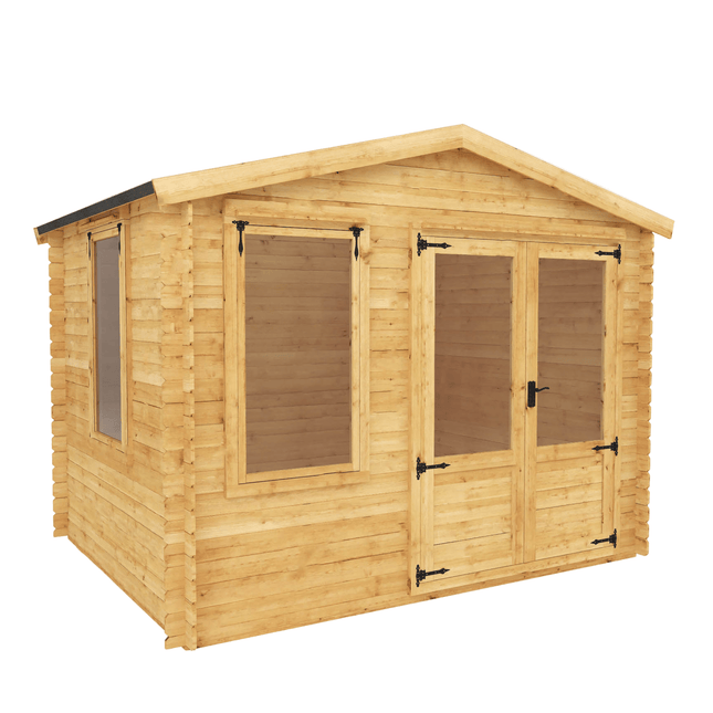 Mercia Log Cabins Mercia 9 x 11 (2.6m x 3.3m) Log Cabin - 19mm Logs Mercia 9 x 11 (2.6m x 3.3m) Log Cabin - 19mm Logs