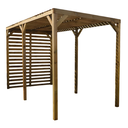 Mercia Pergola Mercia 13 x 7 (4.0m x 2.0m) Pressure Treated Modern Wooden Pergola ESDXL21PT063SK Mercia 13 x 7 (4.0m x 2.0m) Pressure Treated Modern Wooden Pergola 5029442023915