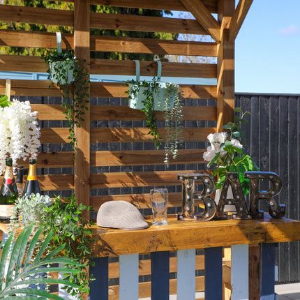 Mercia Pergola Mercia 13 x 7 (4.0m x 2.0m) Pressure Treated Modern Wooden Pergola ESDXL21PT063SK Mercia 13 x 7 (4.0m x 2.0m) Pressure Treated Modern Wooden Pergola 5029442023915