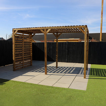 Mercia Pergola Mercia 13 x 7 (4.0m x 2.0m) Pressure Treated Modern Wooden Pergola ESDXL21PT063SK Mercia 13 x 7 (4.0m x 2.0m) Pressure Treated Modern Wooden Pergola 5029442023915