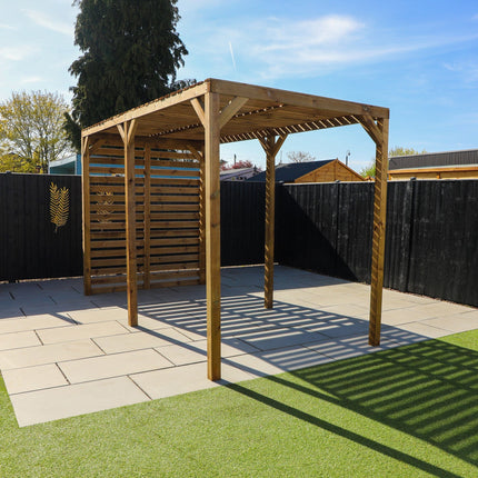 Mercia Pergola Mercia 13 x 7 (4.0m x 2.0m) Pressure Treated Modern Wooden Pergola ESDXL21PT063SK Mercia 13 x 7 (4.0m x 2.0m) Pressure Treated Modern Wooden Pergola 5029442023915