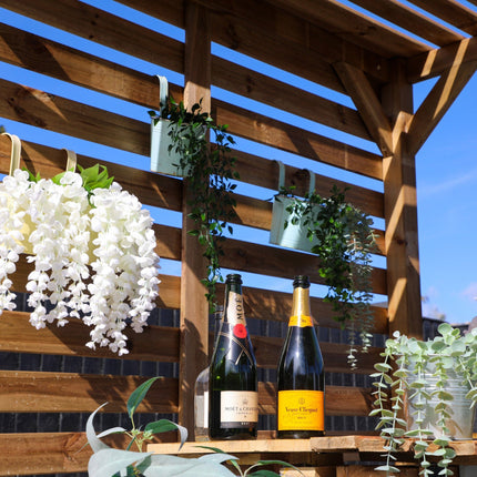 Mercia Pergola Mercia 13 x 7 (4.0m x 2.0m) Pressure Treated Modern Wooden Pergola ESDXL21PT063SK Mercia 13 x 7 (4.0m x 2.0m) Pressure Treated Modern Wooden Pergola 5029442023915