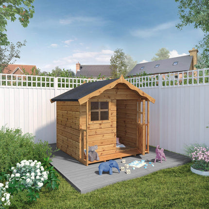 Mercia Playhouse Mercia 5 x 5 Poppy Apex Wooden Playhouse Mercia 5 x 5 Poppy Apex Wooden Playhouse