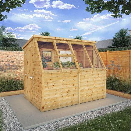 Mercia Potting Shed Mercia 8 x 6 Premium Potting Shed Greenhouse Mercia 8 x 6 Premium Potting Shed Greenhouse