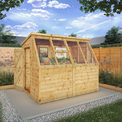 Mercia Potting Shed Mercia 8 x 6 Premium Potting Shed Greenhouse Mercia 8 x 6 Premium Potting Shed Greenhouse