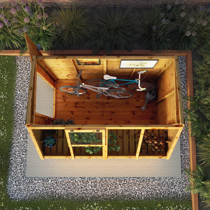 Mercia Potting Shed Mercia 8 x 6 Premium Potting Shed Greenhouse Mercia 8 x 6 Premium Potting Shed Greenhouse