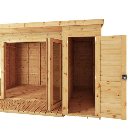 Mercia Summerhouse Mercia 12 x 8 Premium Garden Room Summerhouse With Side Shed Mercia 12 x 8 Premium Garden Room Summerhouse With Side Shed
