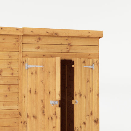 Mercia Summerhouse Mercia 12x8 Wooden Corner Summerhouse with Side Shed