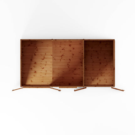 Mercia Summerhouses Mercia 12 x 6 Maine Pent Summerhouse With Side Shed Mercia 12 x 6 Maine Pent Summerhouse With Side Shed