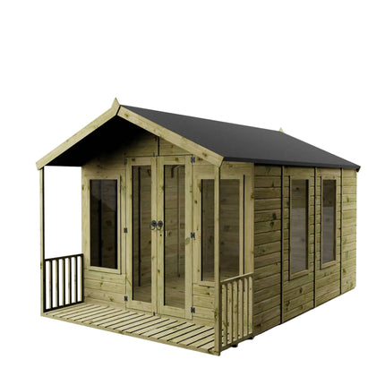 Mercia Summerhouses Mercia 12 x 8 Wessex Summerhouse with Veranda Mercia 12 x 8 Wessex Summerhouse with Veranda