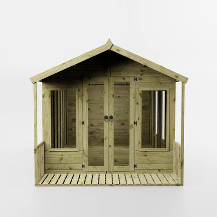 Mercia Summerhouses Mercia 12 x 8 Wessex Summerhouse with Veranda Mercia 12 x 8 Wessex Summerhouse with Veranda
