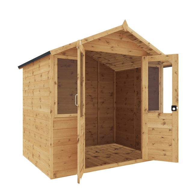Mercia Summerhouses Mercia 7 x 5 Traditional Double Door Summerhouse Mercia 7 x 5 Traditional Double Door Summerhouse