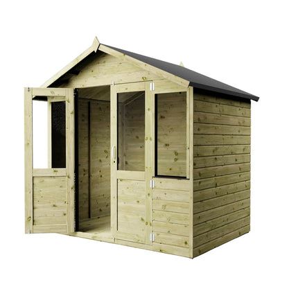 Mercia Summerhouses Mercia 7 x 5 Traditional Double Door Summerhouse Mercia 7 x 5 Traditional Double Door Summerhouse