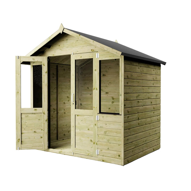 Mercia Summerhouses Mercia 7 x 5 Traditional Double Door Summerhouse Mercia 7 x 5 Traditional Double Door Summerhouse